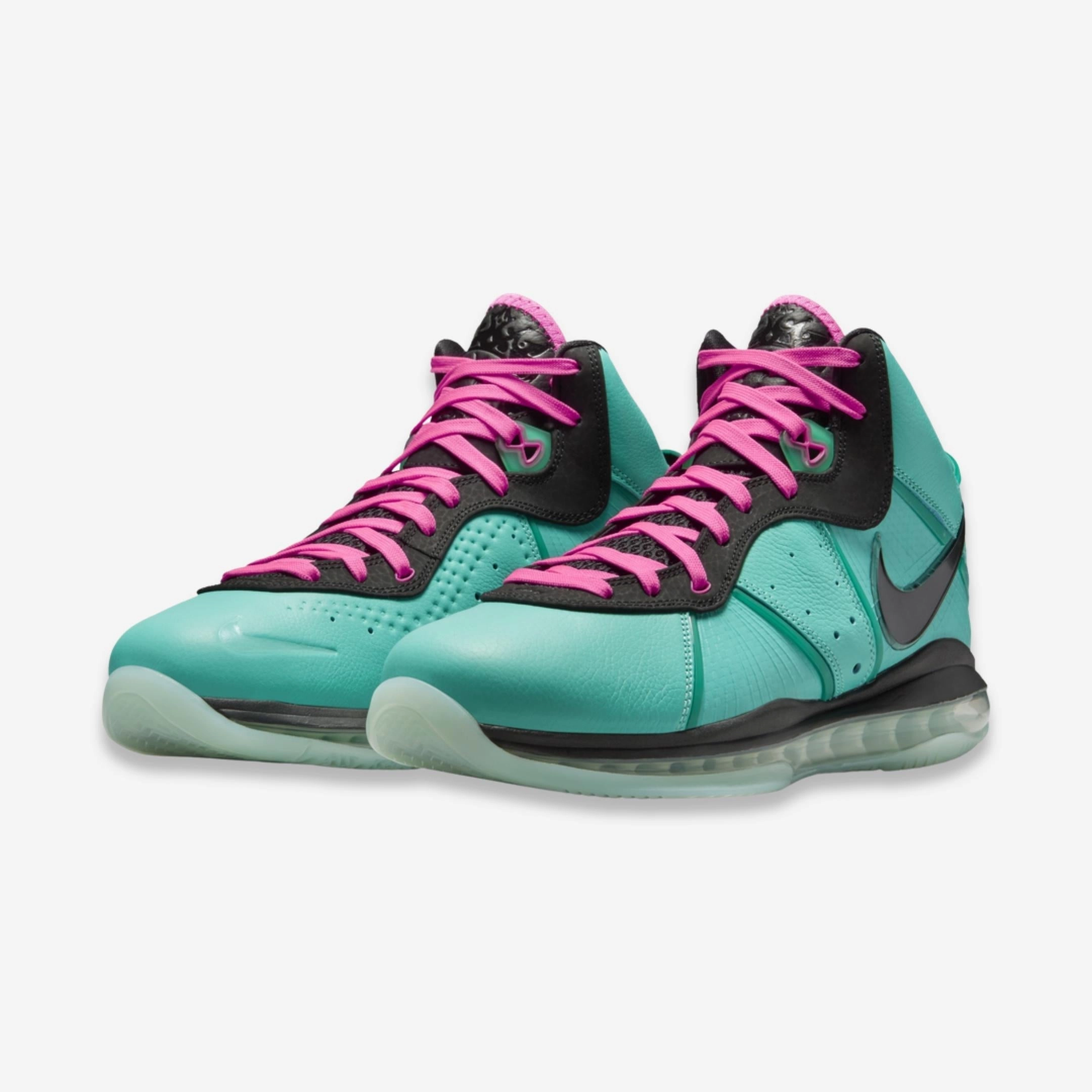 (Men's) Nike LeBron 8 QS 'South Beach' (2021) CZ0328-400 Nike Comfort Fit Lifestyle Shoes