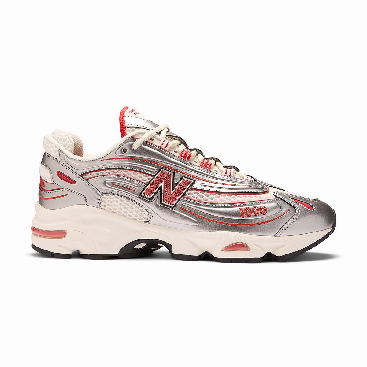   thisisneverthat 1000 'Silver Valiant Poppy' New Balance retro-inspired sneakers