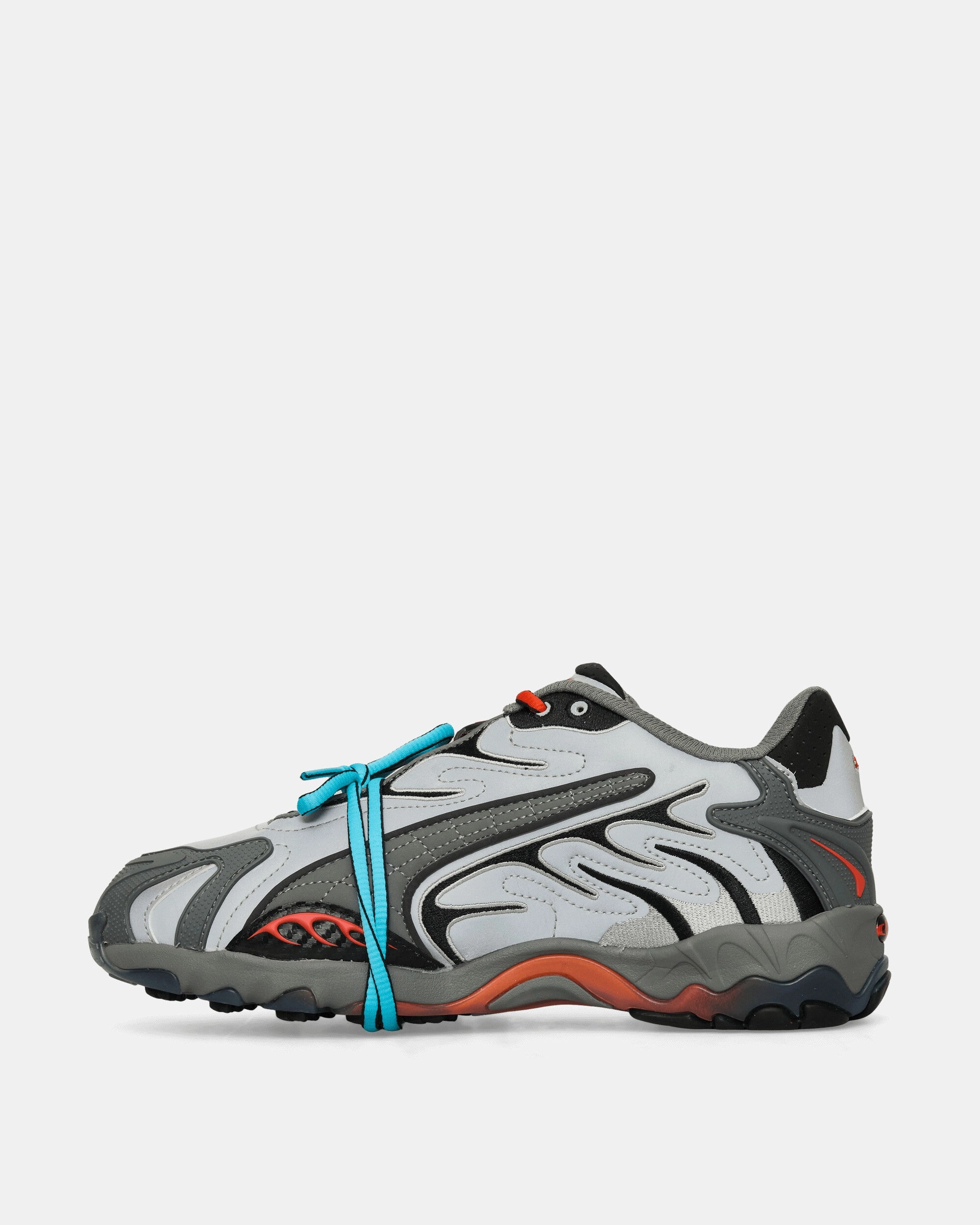 A$AP Rocky Inhale Reflective Sneakers Grey Modern Athletic Shoes