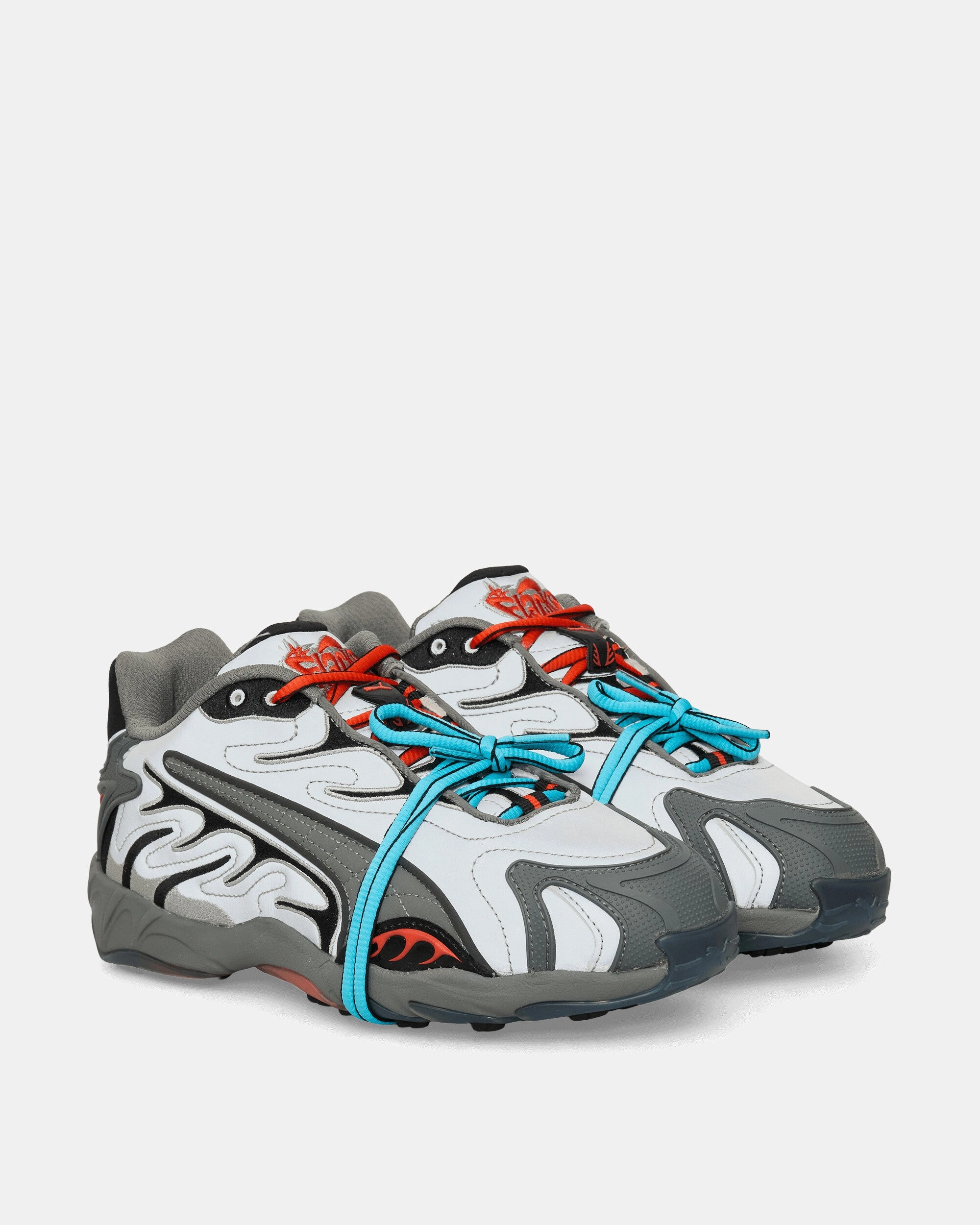 A$AP Rocky Inhale Reflective Sneakers Grey Modern Athletic Shoes