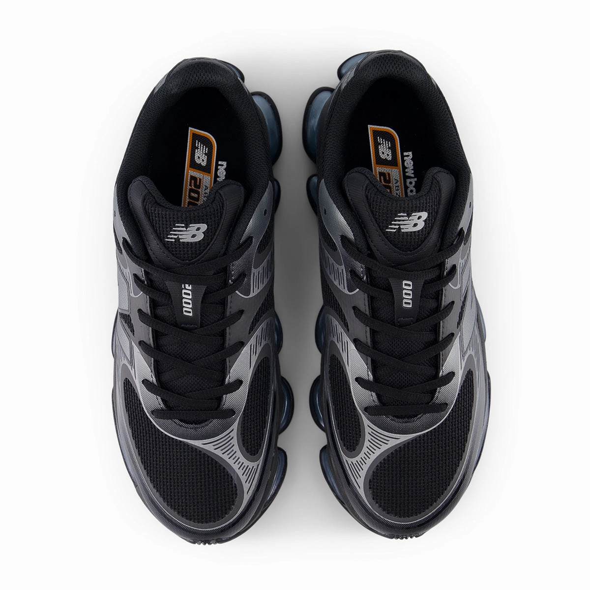 Abzrob 2000 'Silver Black' New Balance sneaker close-ups