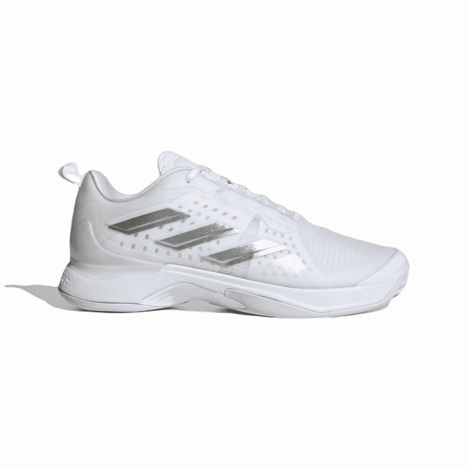 Adidas Avacourt Shoes (Cloud White/Silver Metallic/Cloud White)