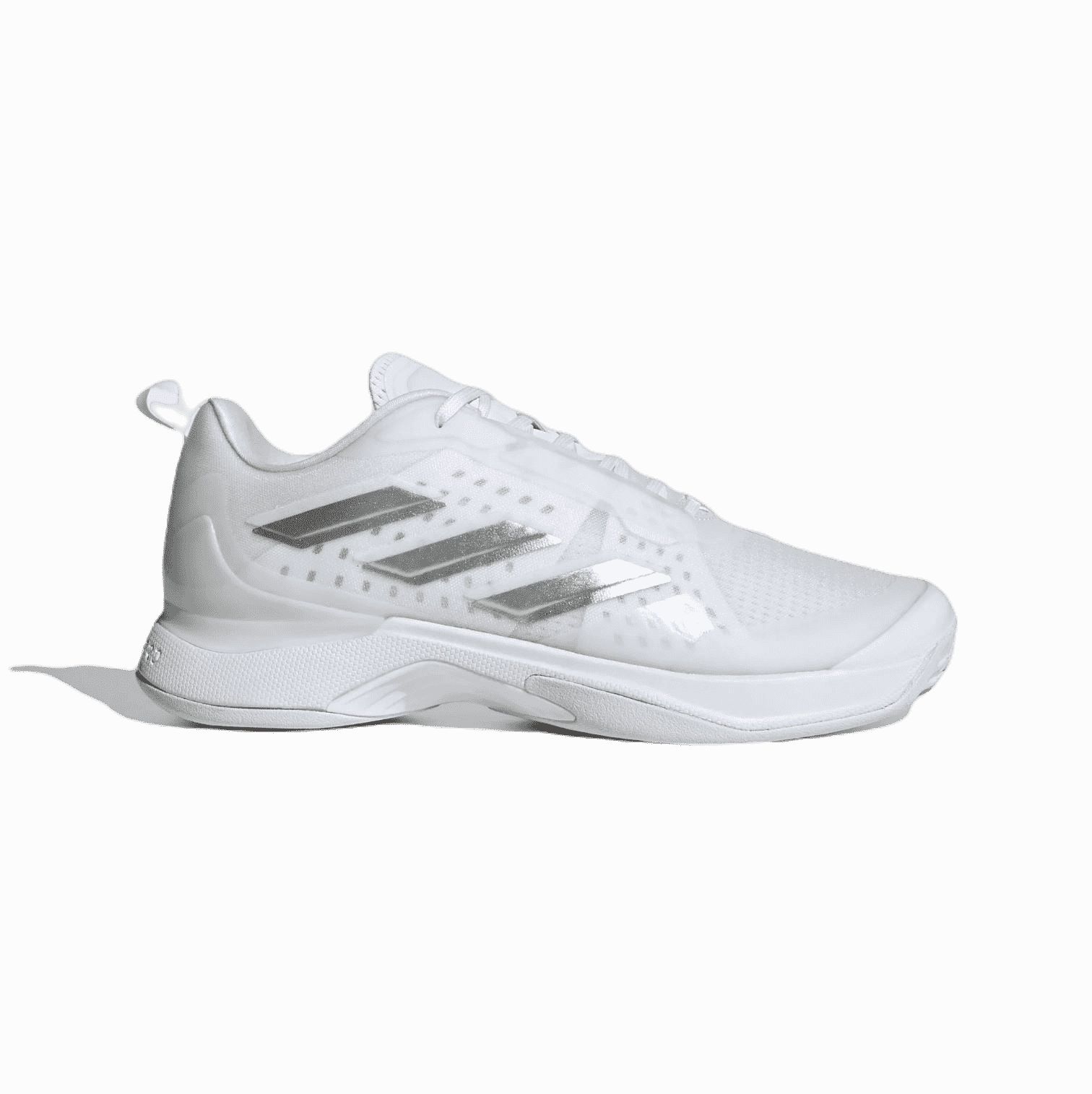 Adidas Avacourt Shoes (Cloud White/Silver Metallic/Cloud White) Adidas padel shoes