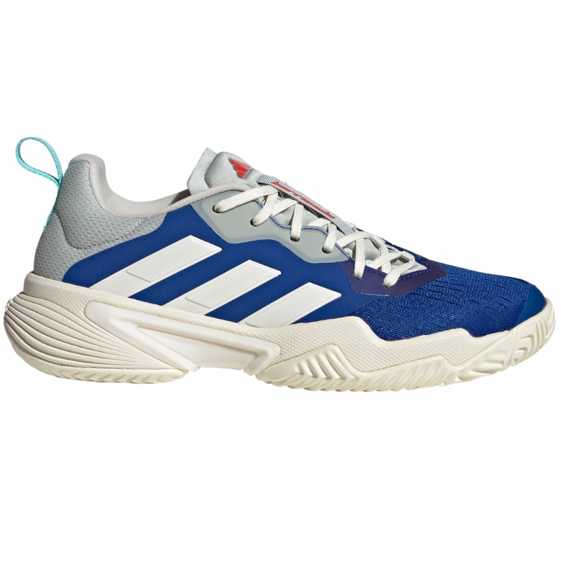 Adidas Barricade Womens Tennis Shoes - Royale Blue / White Adidas tennis footwear