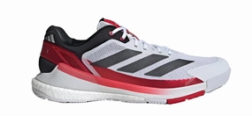 Adidas Crazyquick Boost Padel Shoes (Cloud White/Core Black/Lucid Red) Adidas padel shoes