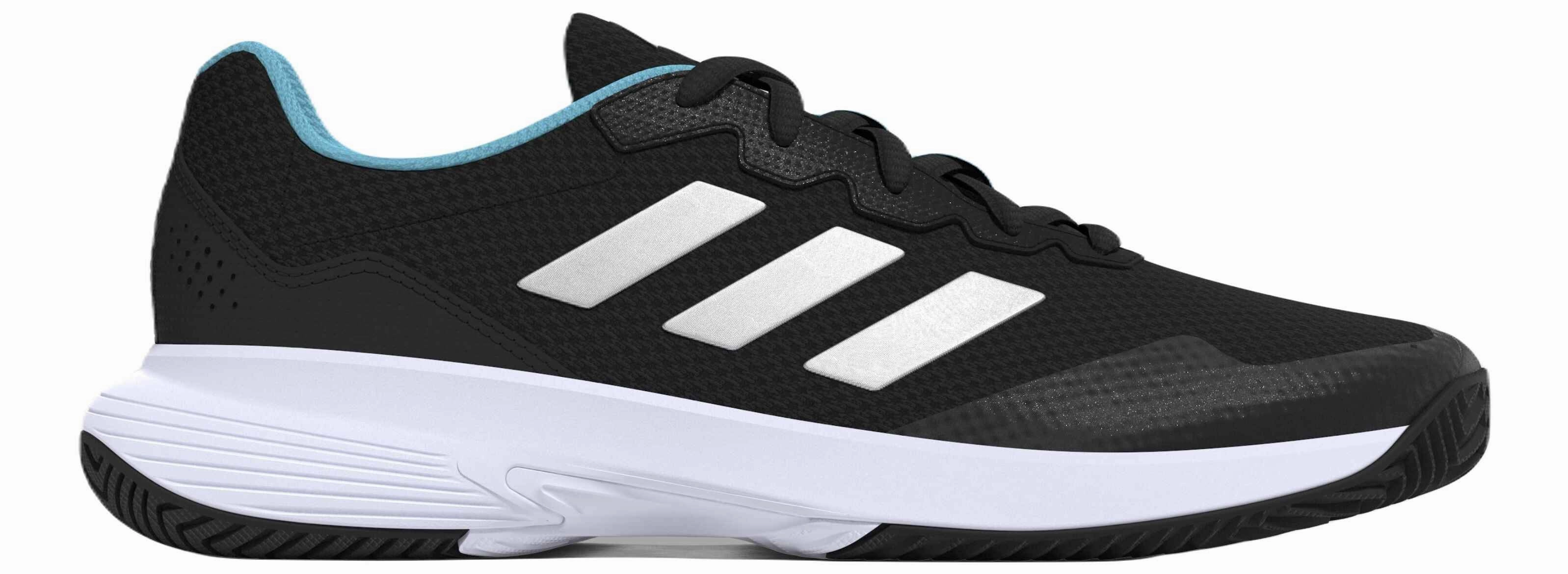 Adidas Gamecourt 2 AC Padel Shoes (Women's, Black/Turquoise) Adidas padel shoes