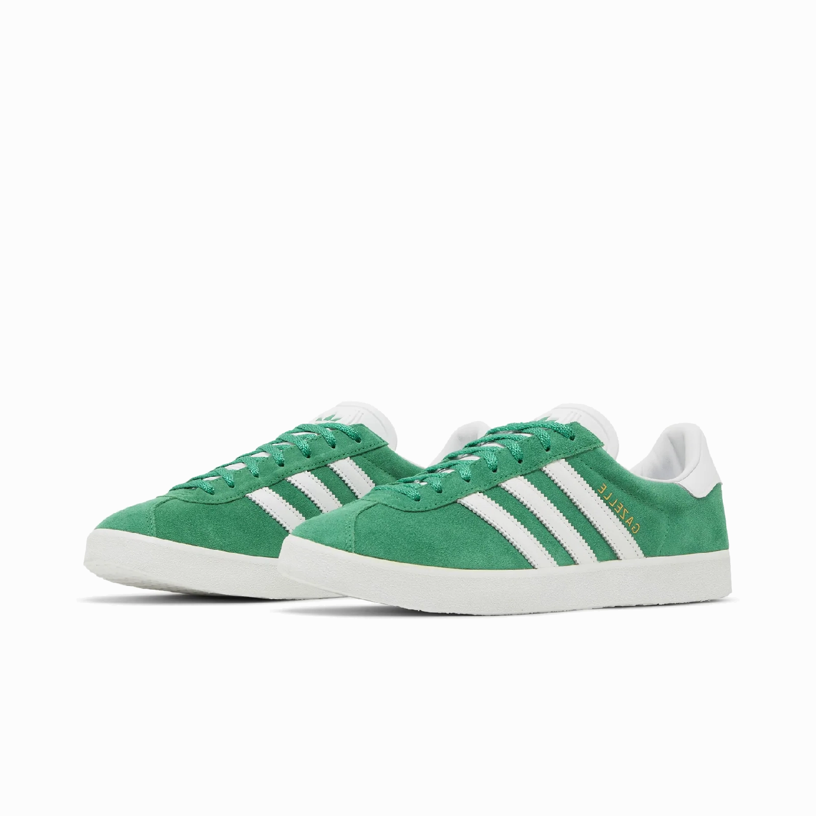 adidas Gazelle 85 Green White Gold Metallic Adidas Sporty Lifestyle Shoes