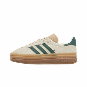 adidas Gazelle Bold Magic Beige Collegiate Green (Women's) Adidas athletic footwear for all-day wear