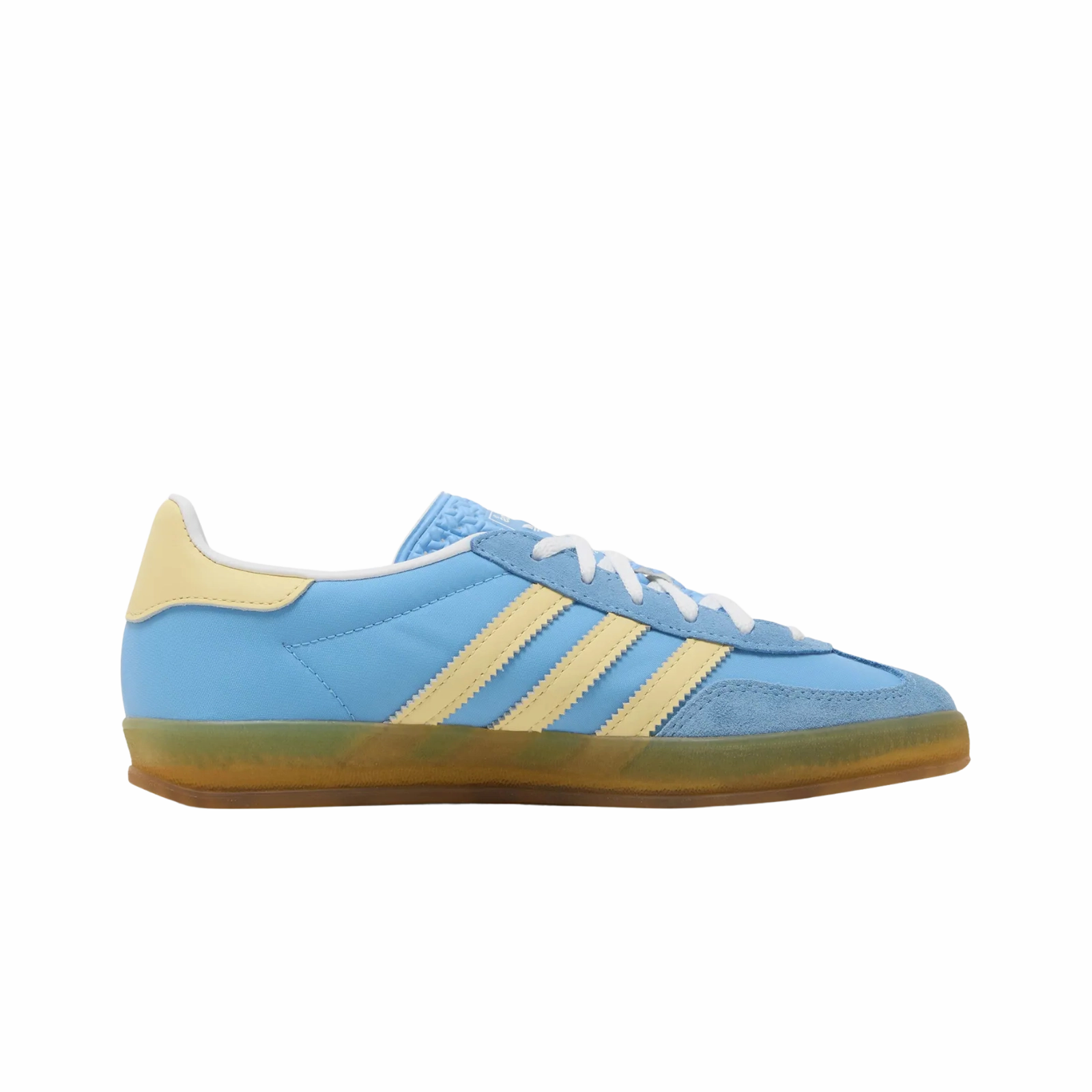 adidas Gazelle Indoor Semi Blue Burst Almost Yellow (Women's) Adidas Sporty Lifestyle Shoes
