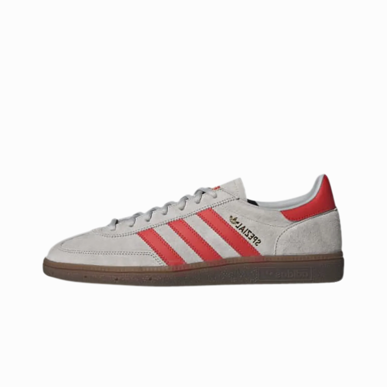 adidas Handball Spezial Grey Hi-Res Red Adidas athletic footwear for all-day wear