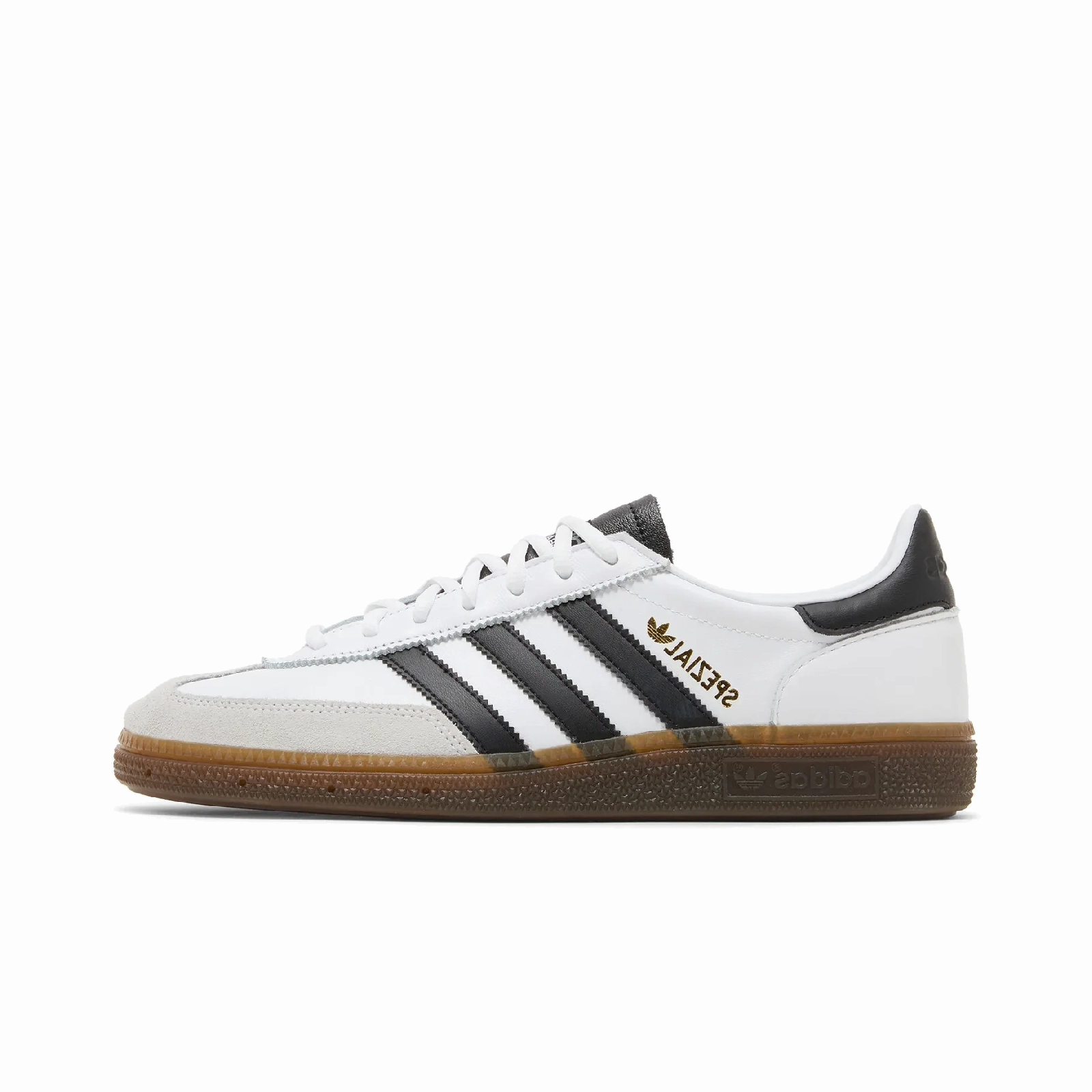 adidas Handball Spezial White Black Gum Adidas athletic footwear for all-day wear