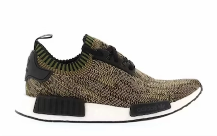 adidas NMD R1 Olive Camo (WORN) Adidas casual shoes with modern design