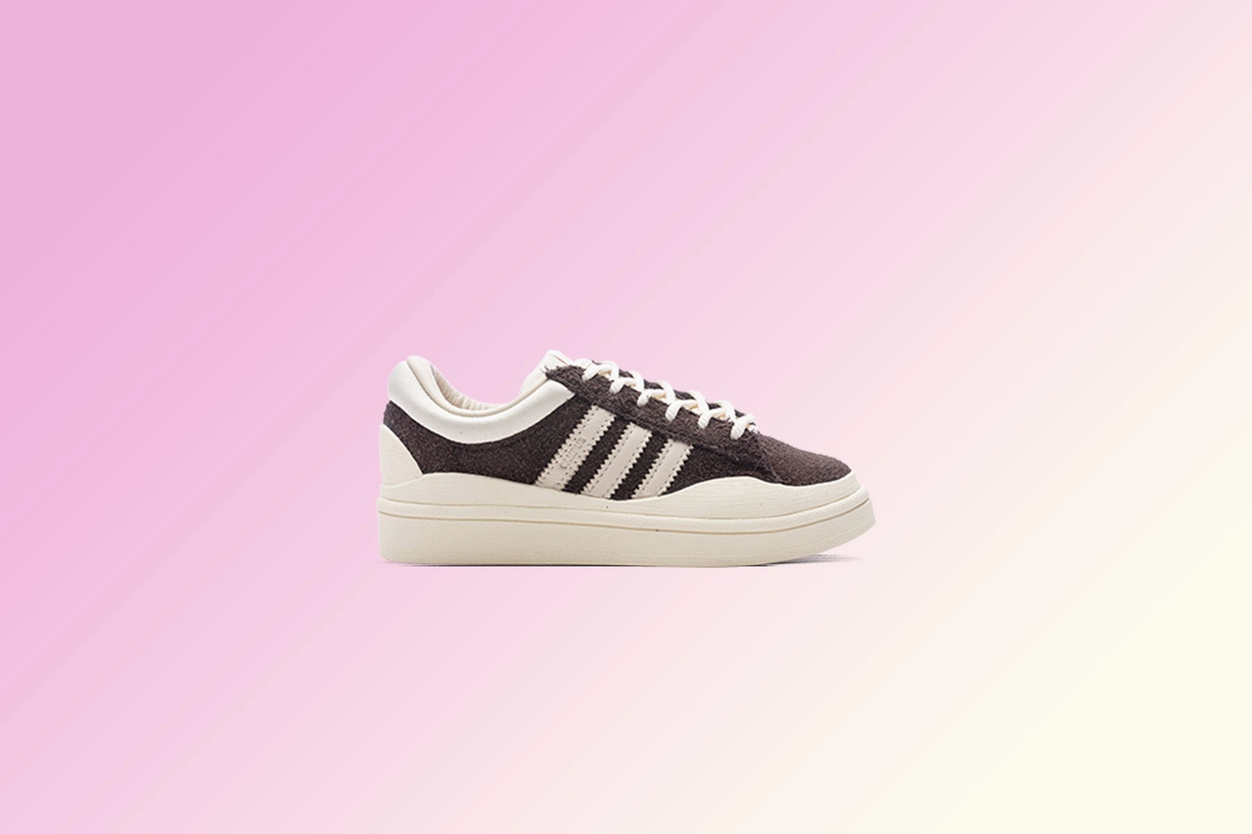 Adidas Originals x Bad Bunny Last Campus Kids - Dark Brown/Dark Brown/Clear Pink Adidas Classic Street Sneakers