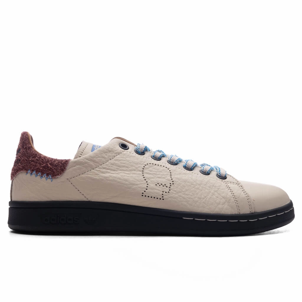 Adidas Originals x Brain Dead Stan Smith - Clear brown/Bahia Light Blue/Mesa Classic Adidas sneakers with timeless style
