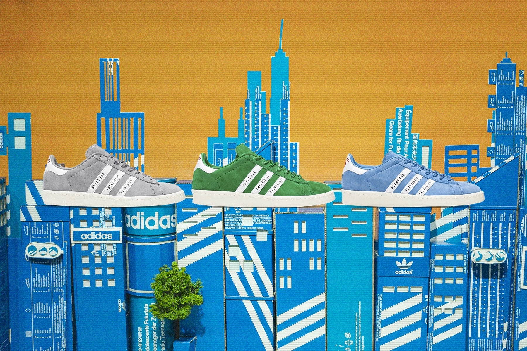 Adidas Originals x Campus - Light Blue Adidas Classic Street Sneakers