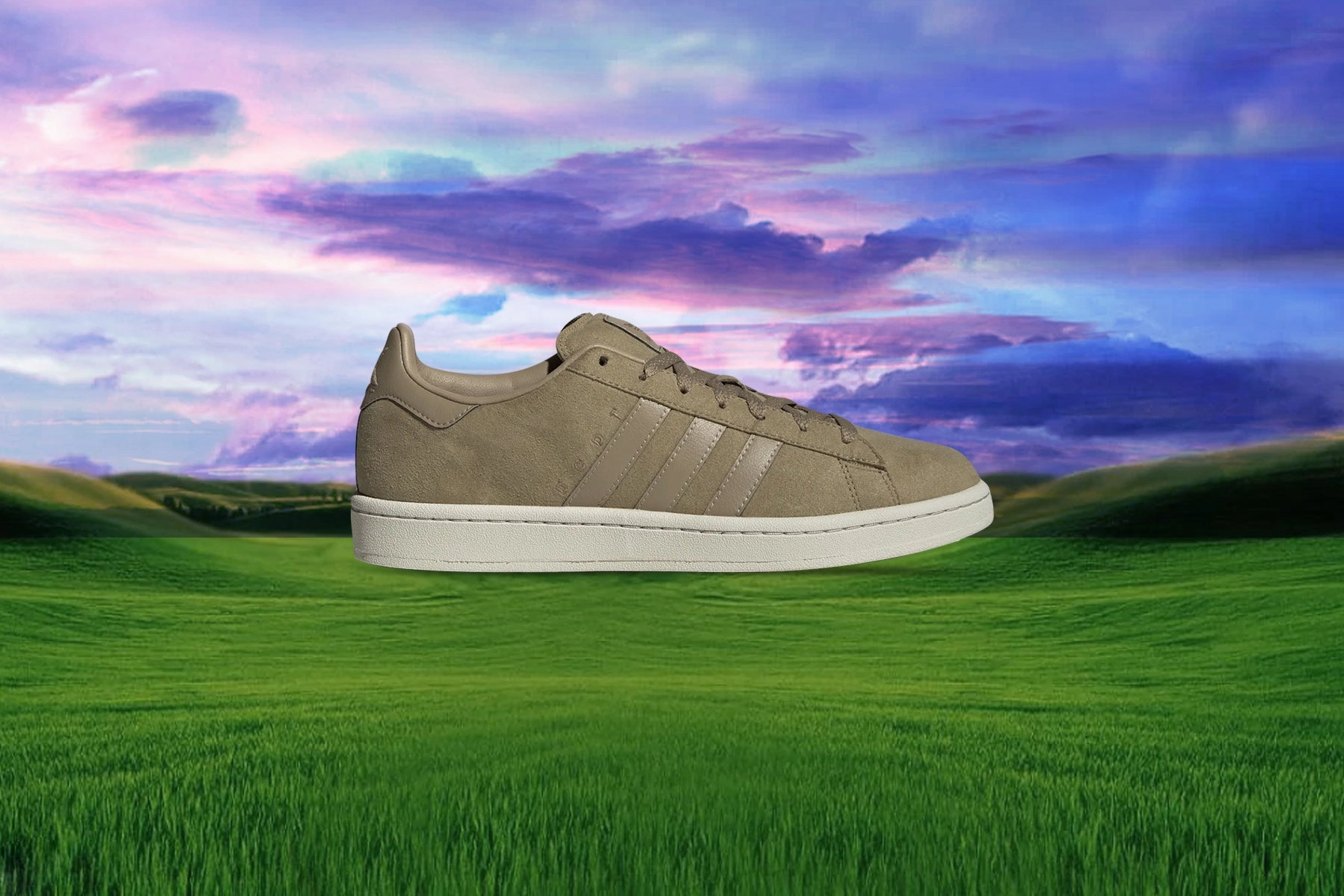 Adidas Originals x Descendant Campus - Hemp/Core Black Adidas Classic Street Sneakers
