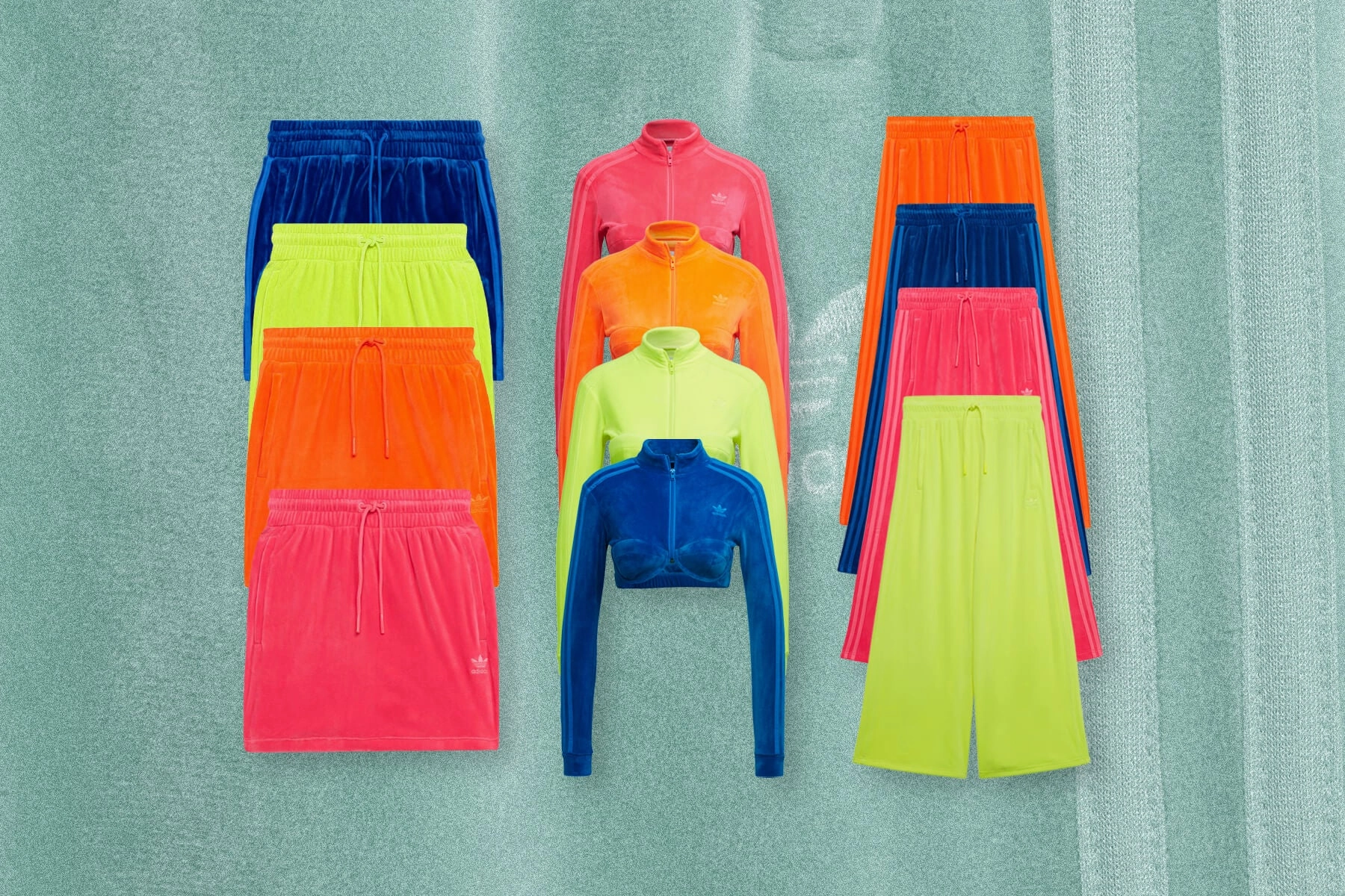 Adidas Originals x Jeremy Scott Women's Skirt - Solar Pink Adidas Classic Street Sneakers