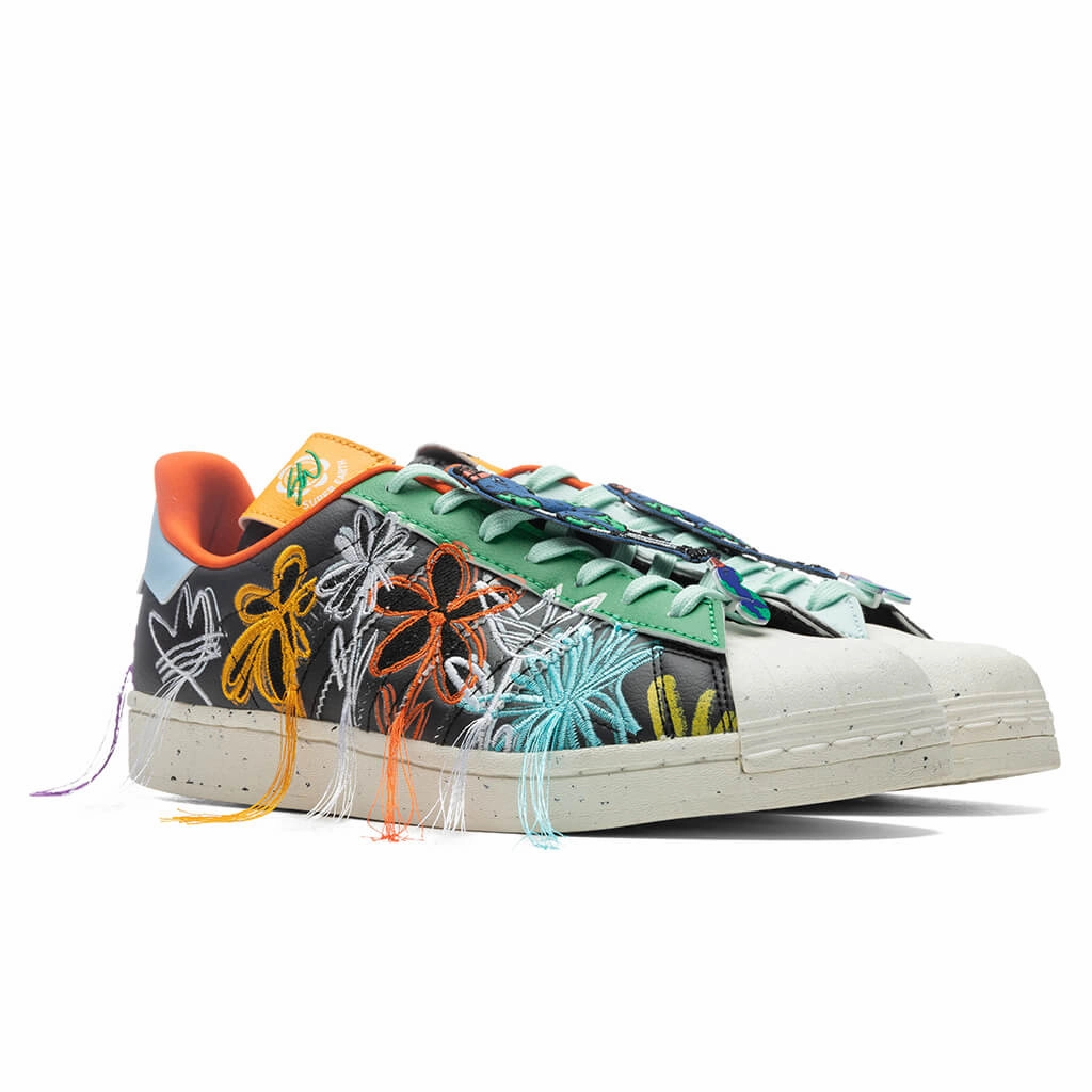 Adidas Originals x Sean Wotherspoon Superearth - Core Black Adidas Classic Street Sneakers