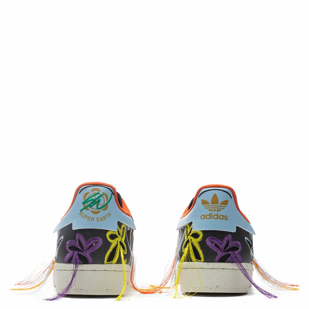 Adidas Originals x Sean Wotherspoon Superearth - Core Black Adidas Classic Street Sneakers