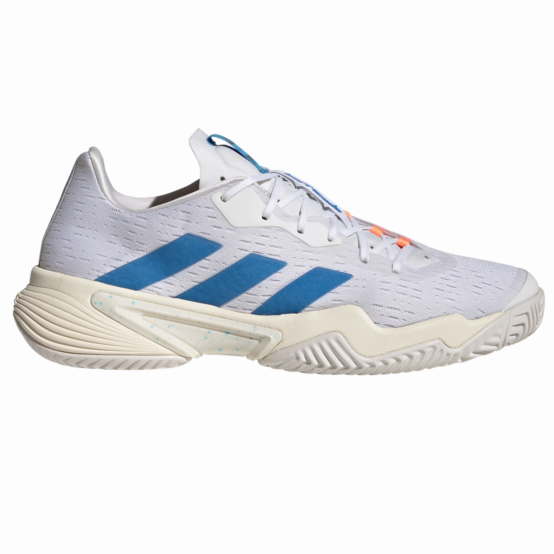 Adidas Performance Barricade  Men Tennis Shoes - Cloud White/Pulse Blue/Mint Ton Adidas tennis footwear
