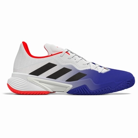 Adidas Performance Barricade Men Tennis Shoes - Lucblu/Core Black/Solar Red Adidas tennis footwear