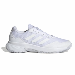 Adidas Performance Game Court 2 Mens Tennis Shoes - Cloud White / Cloud White / Matte Silver Adidas tennis footwear