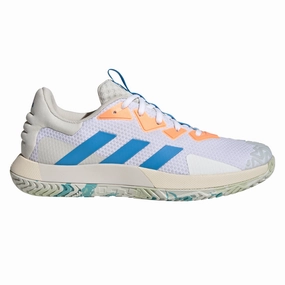 Adidas Performance Sole Match Control Men Tennis Shoes - Cloud White/Pulse Blue/Orbit Grey Adidas tennis footwear