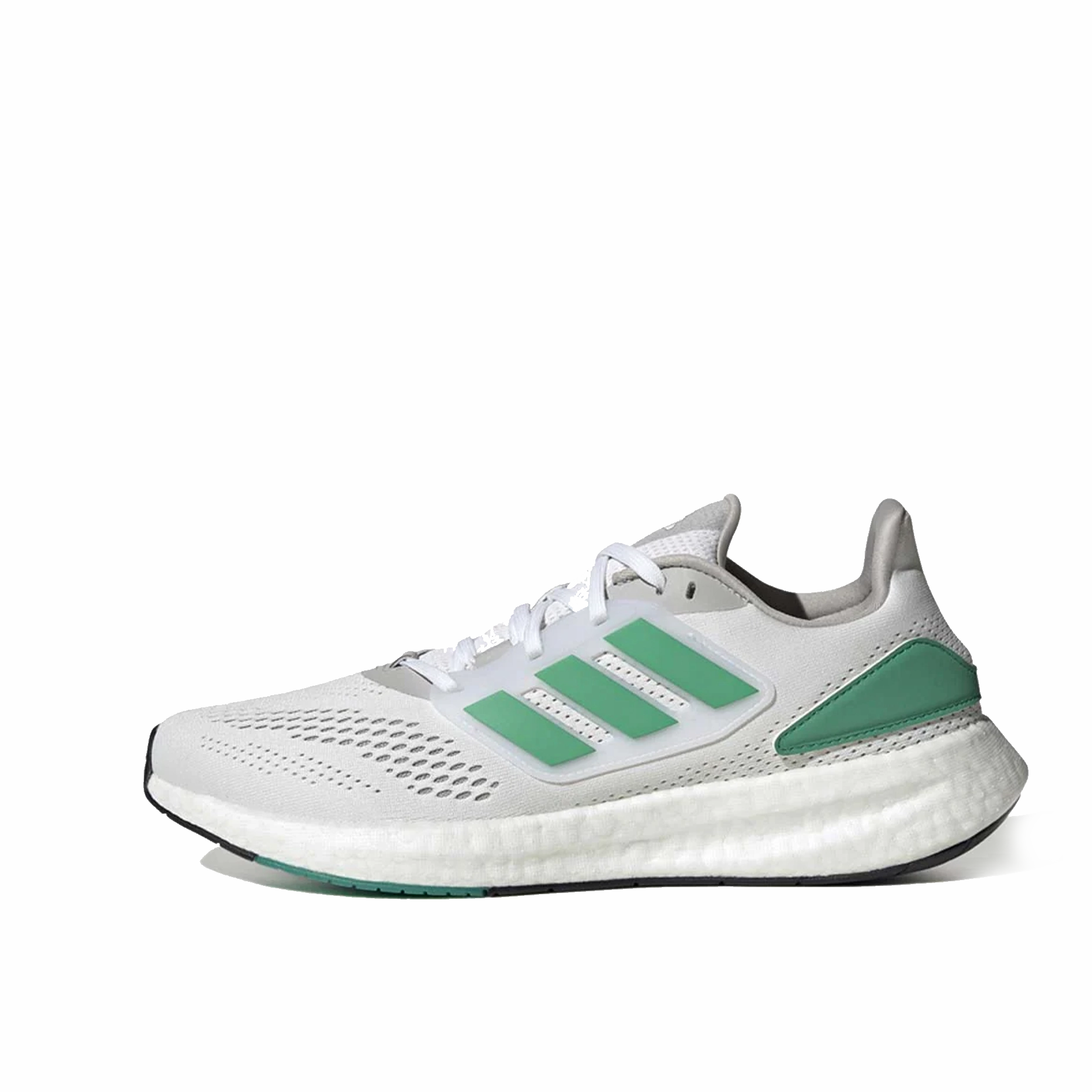 adidas Pure Boost 22 Green Grey Adidas athletic footwear for all-day wear