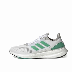 adidas Pure Boost 22 Green Grey Adidas athletic footwear for all-day wear