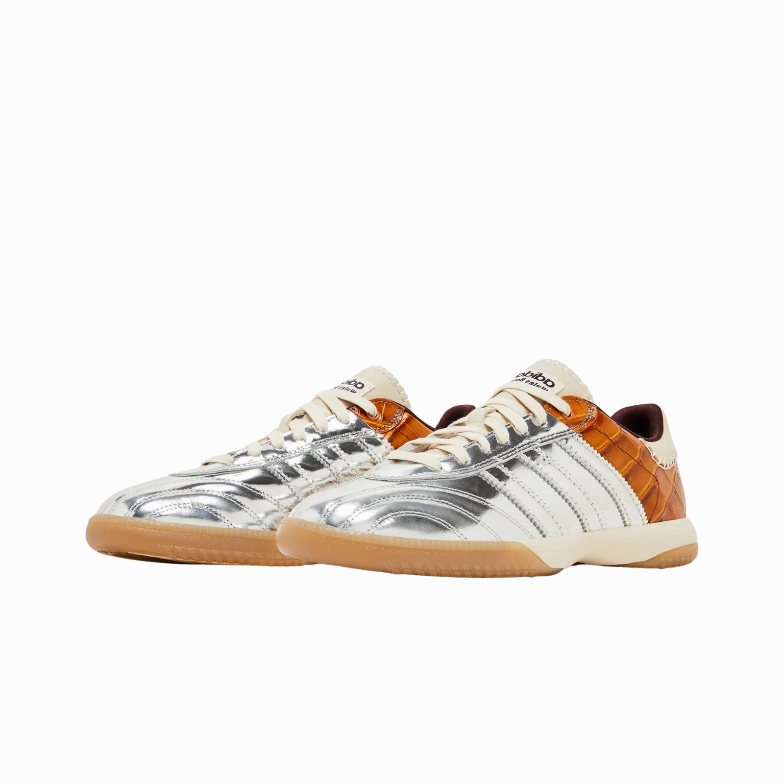 adidas Samba Millennium Wales Bonner Silver Metallic Yellow Croc Adidas Sporty Lifestyle Shoes