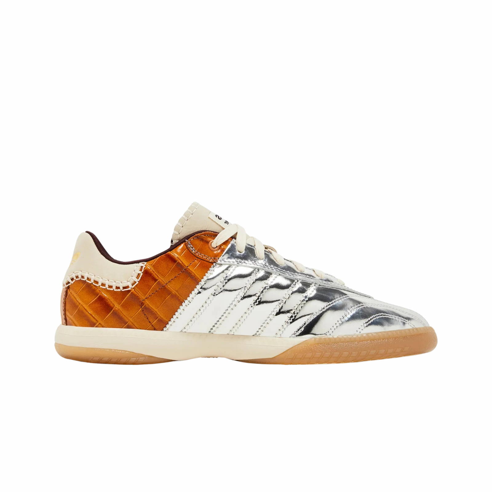 adidas Samba Millennium Wales Bonner Silver Metallic Yellow Croc Adidas Sporty Lifestyle Shoes