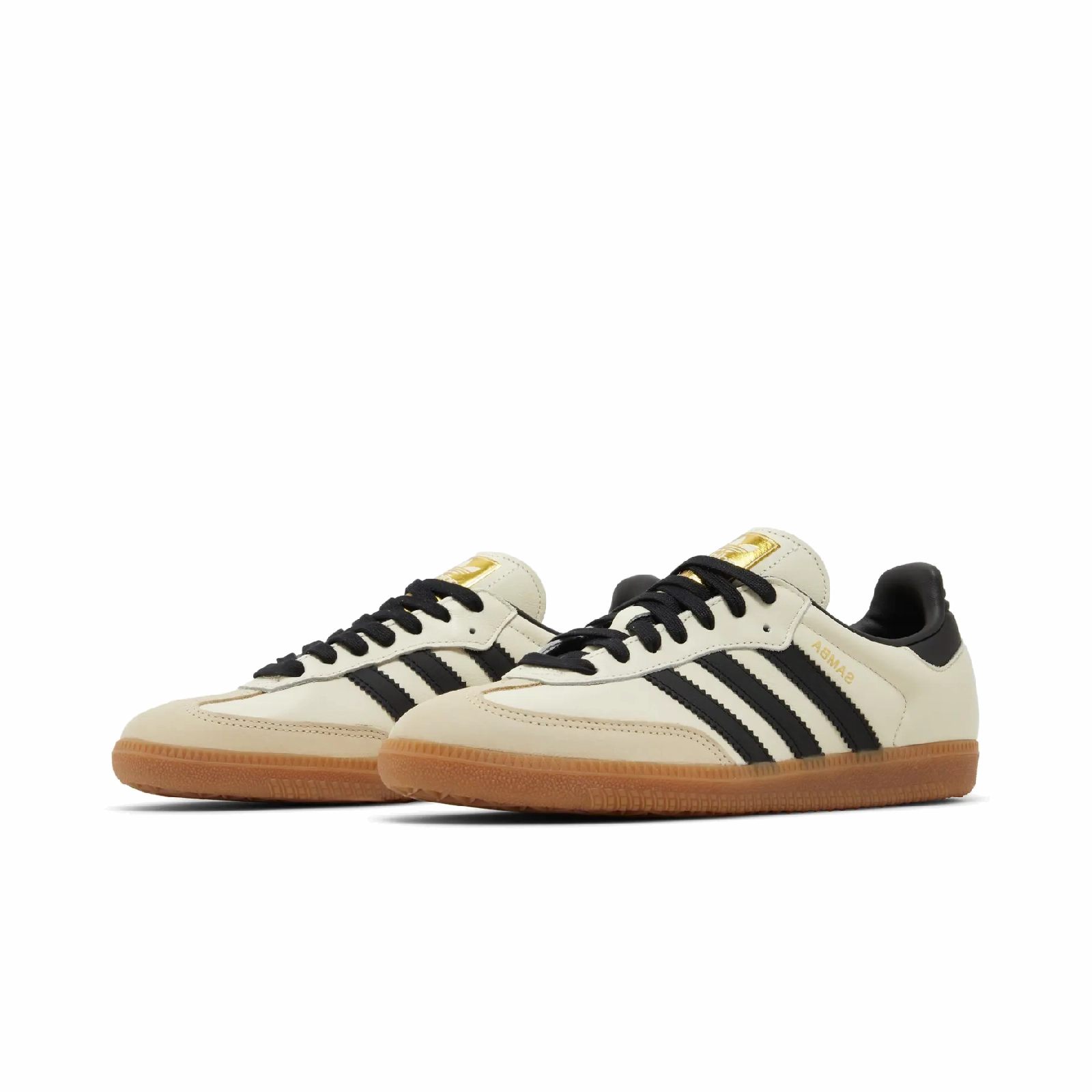 adidas Samba OG Cream White Sand Strata (Women's) Adidas Sporty Lifestyle Shoes