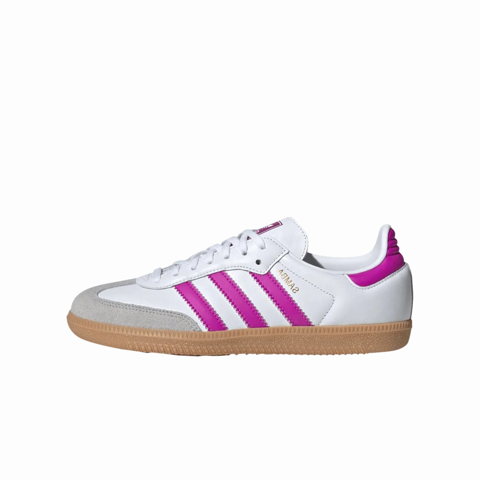 adidas Samba OG Footwear White Purple (Kids) Adidas athletic footwear for all-day wear