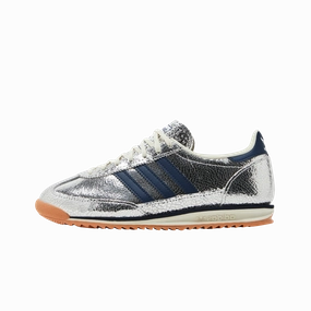 adidas SL 72 OG Silver Metallic Collegiate Navy (Women's) Adidas athletic footwear for all-day wear