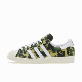 adidas Superstar Bape ABC Camo Green Adidas athletic footwear for all-day wear