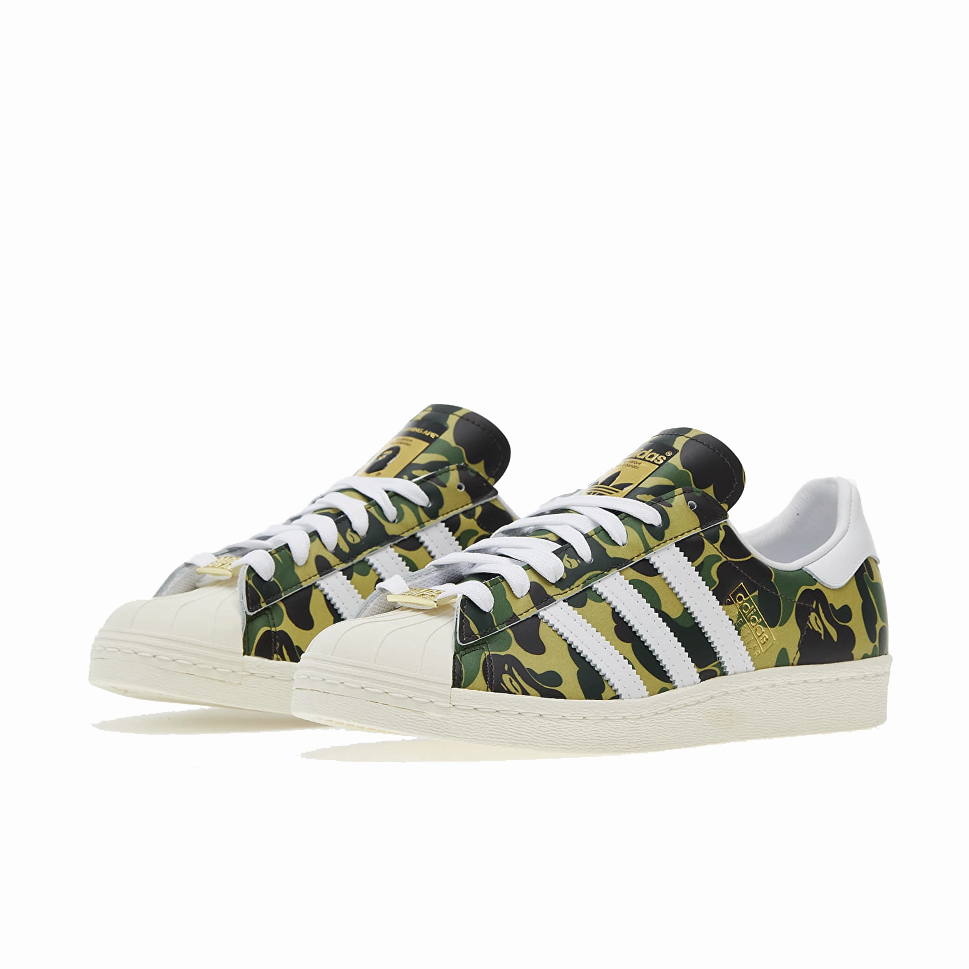 adidas Superstar Bape ABC Camo Green Adidas Sporty Lifestyle Shoes