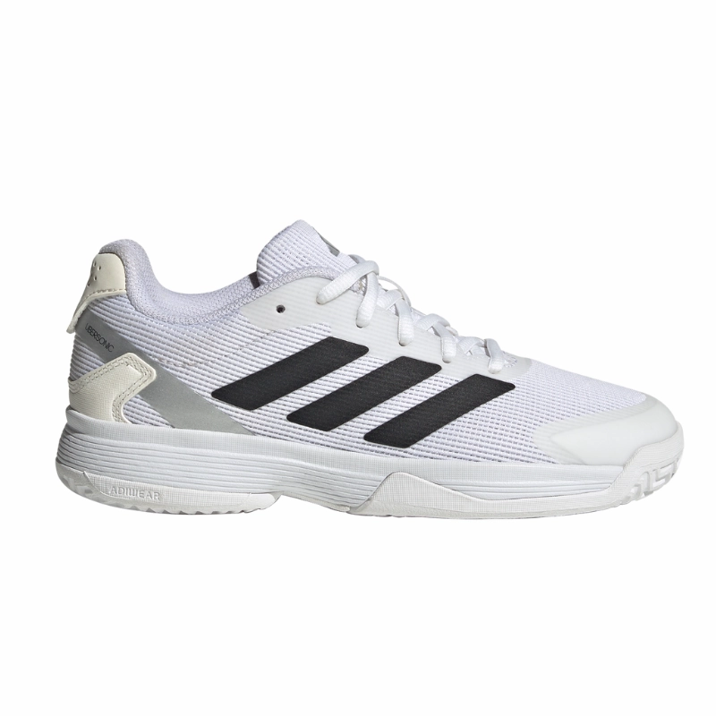 Adidas Ubersonic Kids Tennis Shoes - FTWWHT/CBLACK/SILVMT Adidas tennis footwear