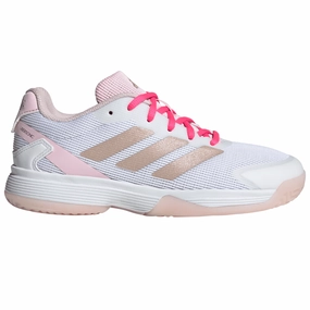 Adidas Ubersonic Tennis Shoes Kids - Off White / Silver Metallic / Powder Plum Adidas tennis footwear