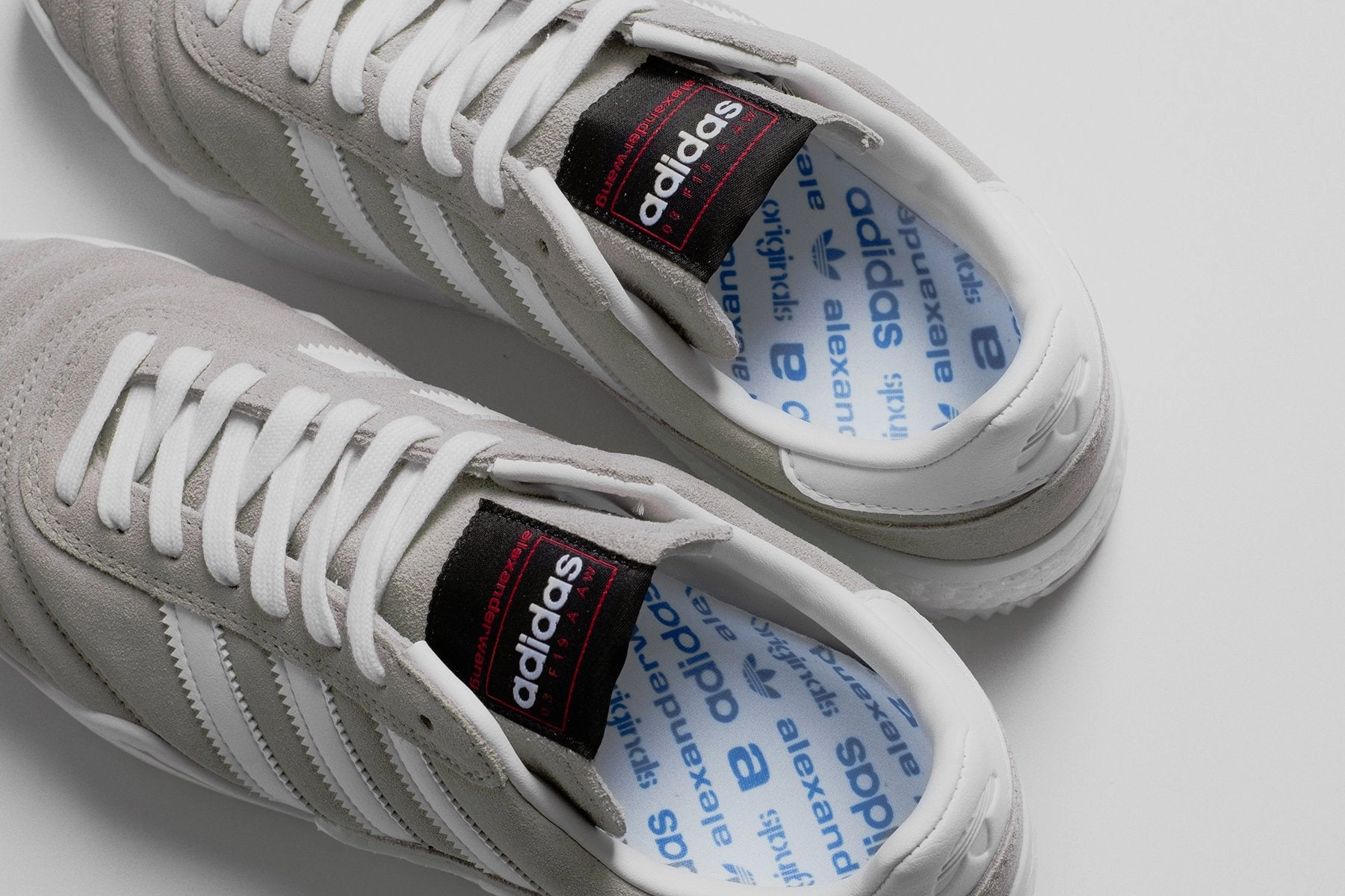 Adidas x Alexander Wang AW BBall Soccer - Clear Granite/Clear Granite/Core White Adidas Classic Street Sneakers