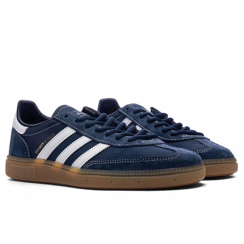 Adidas x Sporty & Rich Handball Spezial - Night Indigo/Cloud White/Gum Adidas Classic Street Sneakers