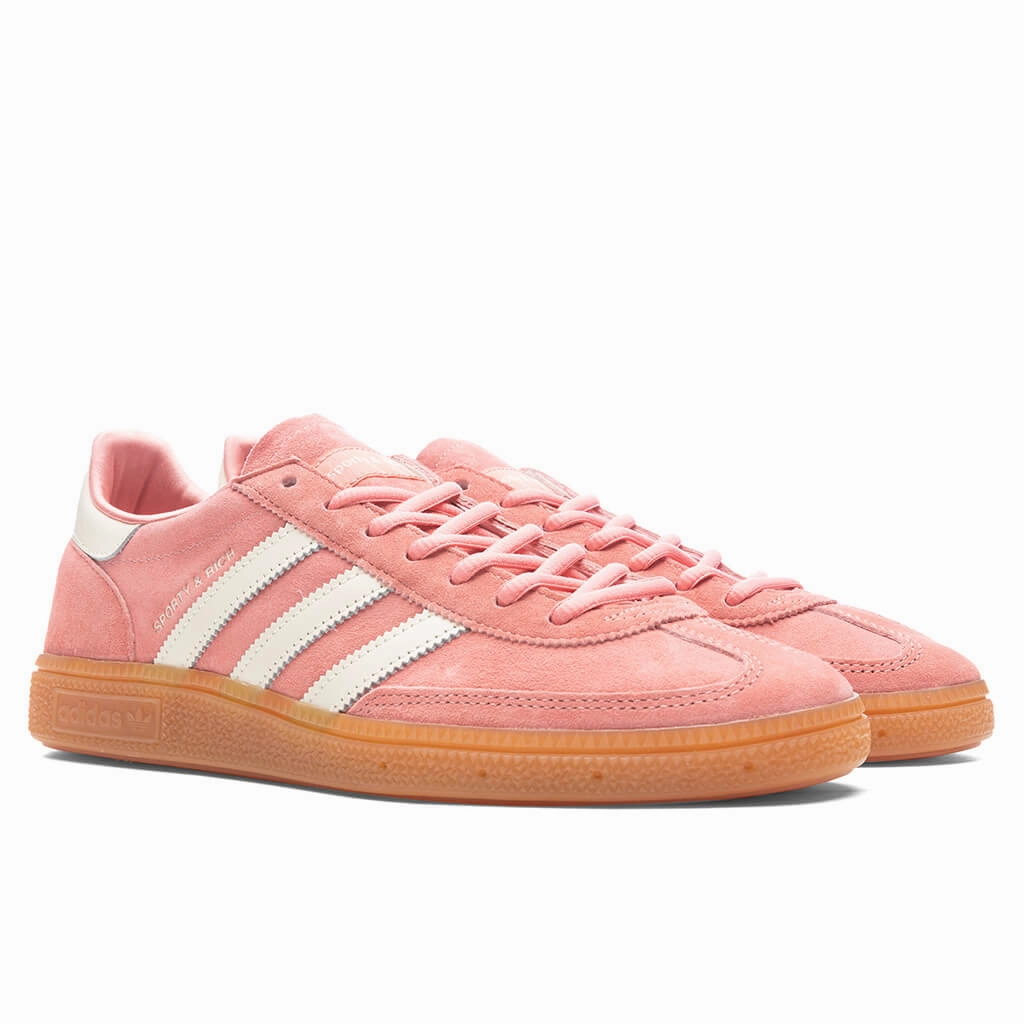 Adidas x Sporty & Rich Handball Spezial - White Tint/Gum/Cloud White Adidas Classic Street Sneakers
