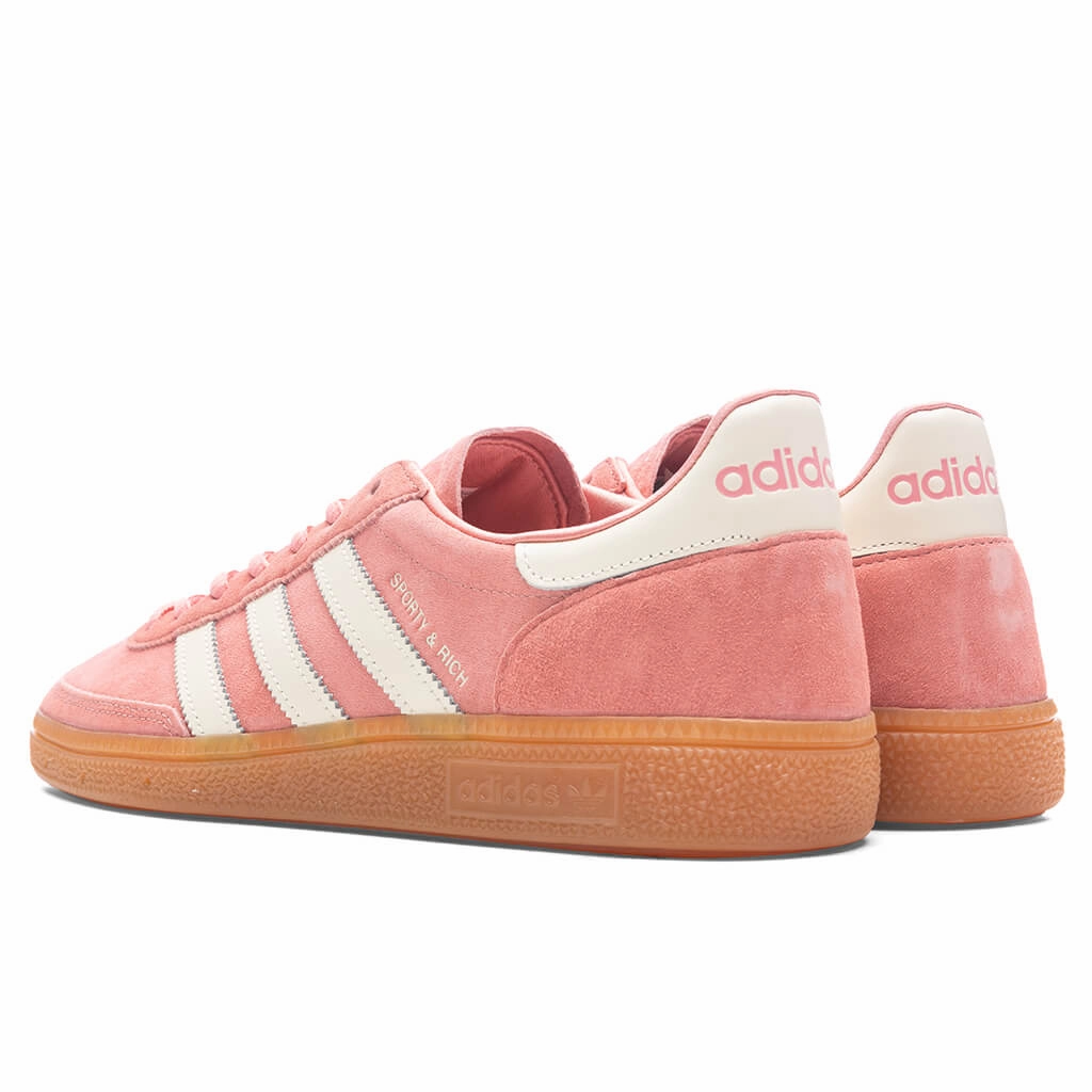 Adidas x Sporty & Rich Handball Spezial - White Tint/Gum/Cloud White Adidas Classic Street Sneakers
