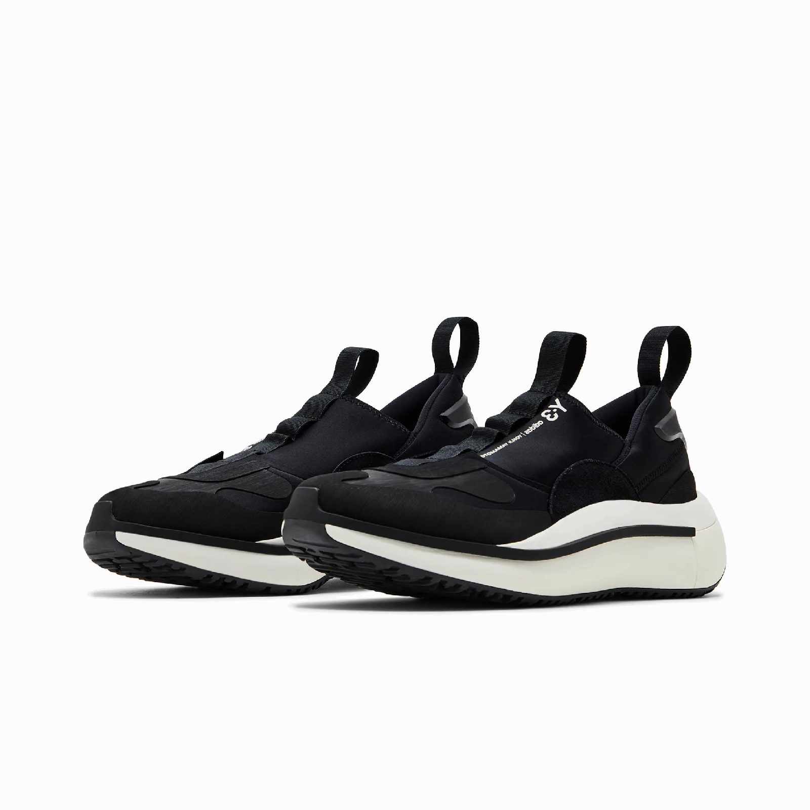 adidas Y-3 Qisan Cozy Black Core White Adidas Sporty Lifestyle Shoes