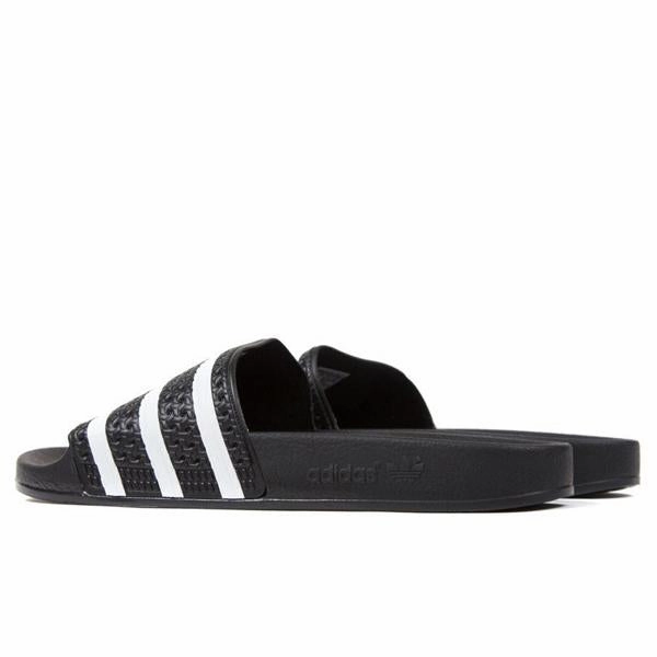 Adilette Slides - Core Black Adidas Classic Street Sneakers