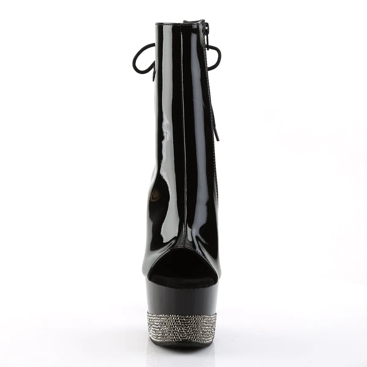 ADORE-1018-3 Black/Black-Pewter Rhinestones