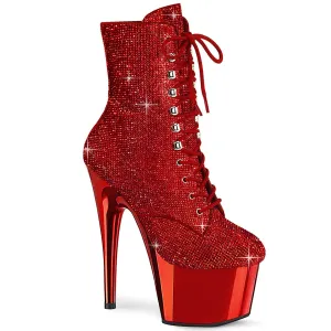 ADORE-1020CHRS Red Rhinestones/Red Chrome