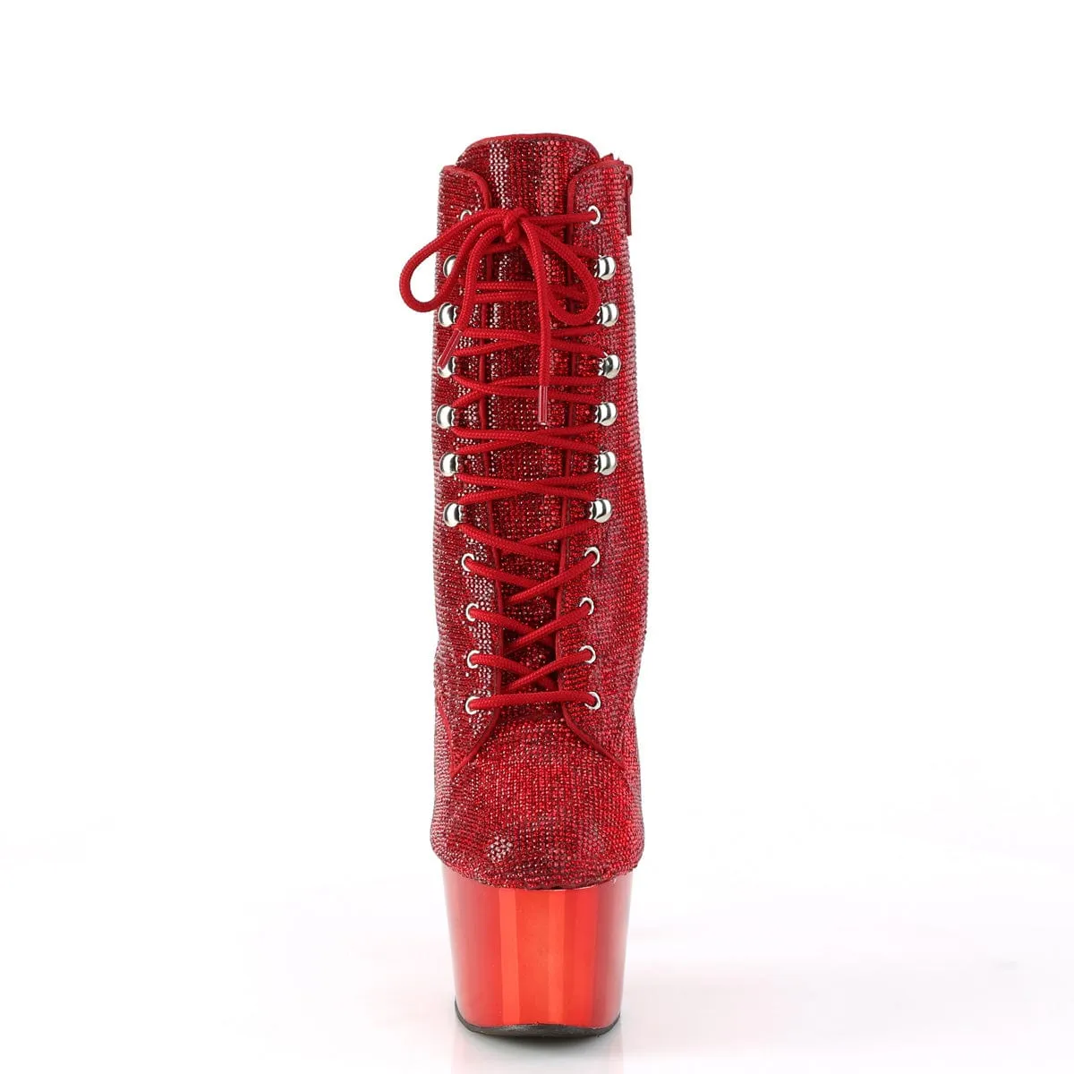 ADORE-1020CHRS Red Rhinestones/Red Chrome