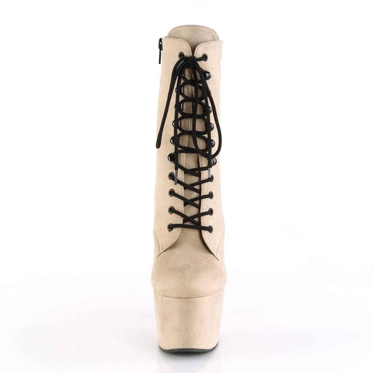 ADORE-1020FS Beige Faux Suede/Beige Faux Suede