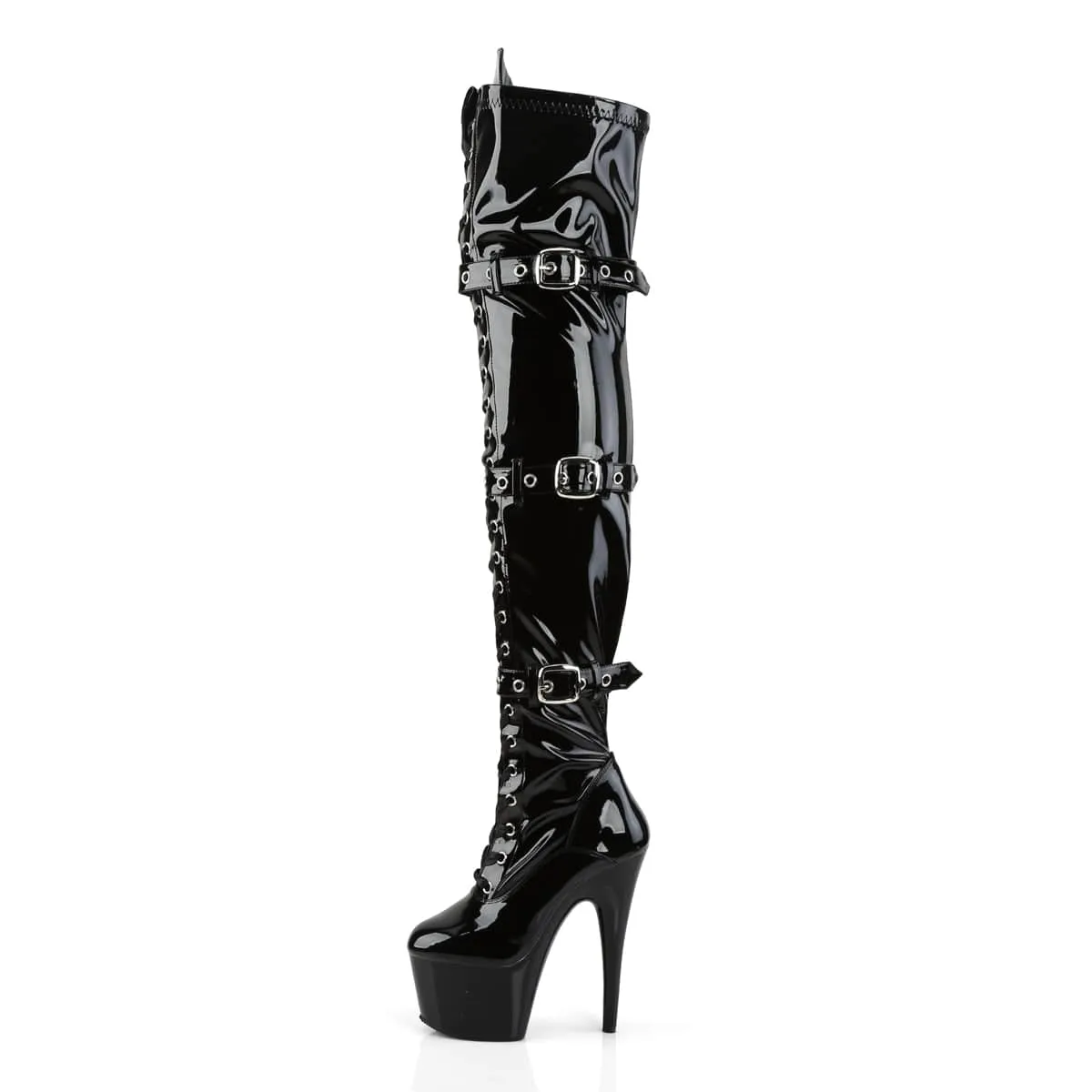 ADORE-3028 Black Stretch Patent/Black