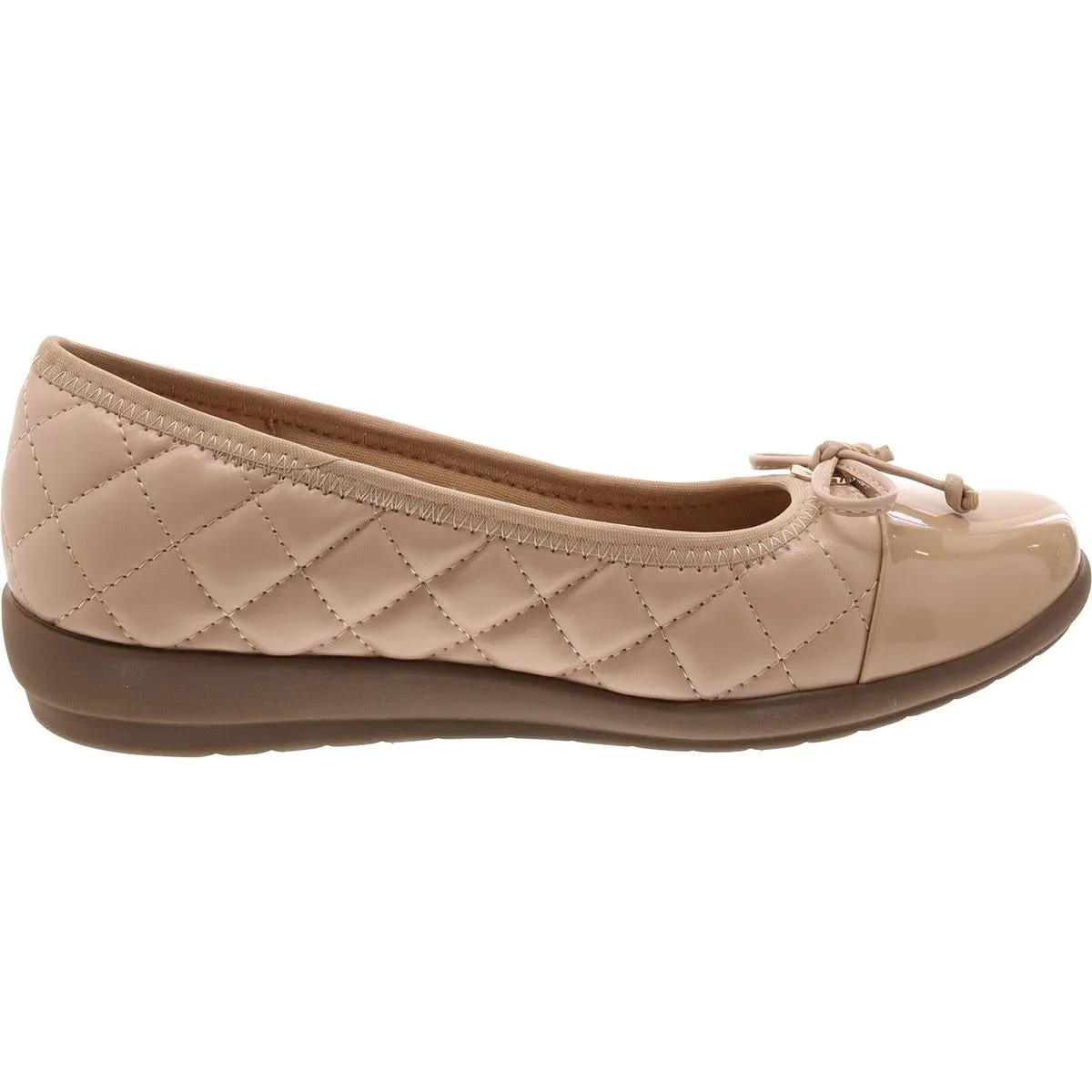 Adrina 3 Womens Faux Leather Flat Moccasins